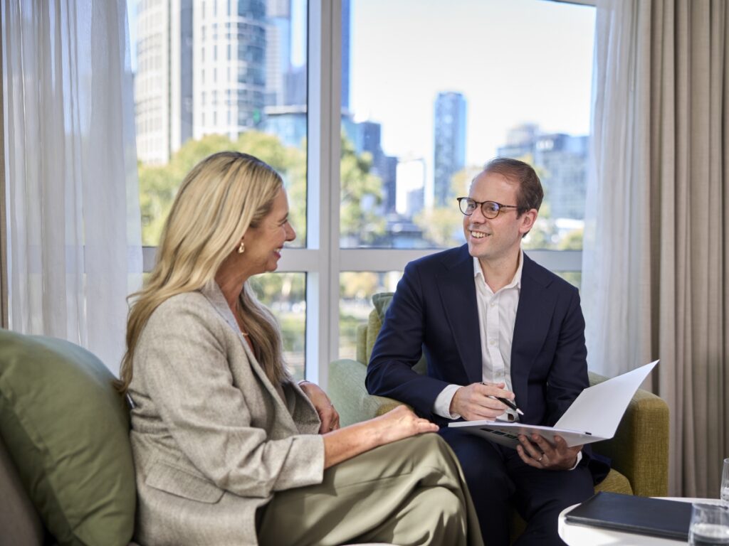 Meeting with a member of the Choice Hotels development team
